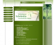 Website Schreinerei Schränkla