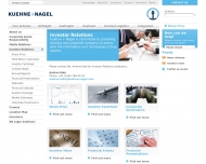 Website Kuehne + Nagel (AG