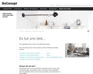 Website BoConcept Wohndesign