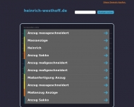 Bild Herren-Maschneiderei HEINR. WESTHOFF