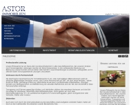 Website Astor Immobilien