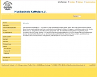 Website Musikschule Kettwig