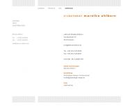 Website Ahlborn Mareike Lektorat