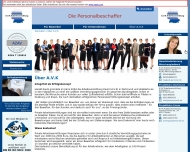 Website Arbeitsvermittlung - A.V.K Arbeitsvermittlung