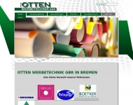 Website Werbetechnik Bremen - Otten Werbetechnik