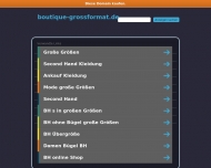 Bild GROSSFORMAT - Scondhand Boutique fr groe Gren