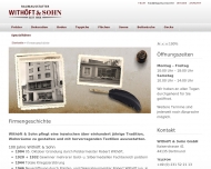 Website Withöft & Sohn Polstermöbel