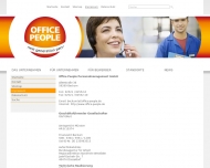 Website Office People Gesellschaft für Zeitarbeit