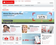 Website Santander Bank