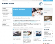 Website Kühne + Nagel (AG