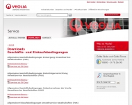 Website Veolia Umweltservice Ost