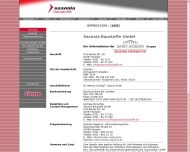 Website - Saxonia Baustoffe - Ihr Baustoff-Fachhandel für Umbau, Ausbau ...