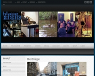 Website Blaue Fabrik