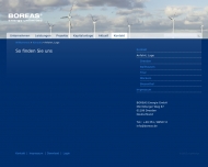 Website BOREAS Energie
