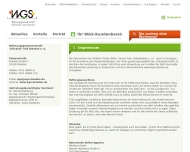 Website Wohnungsgenossenschaft Gl�ckauf S�d Dresden e.G.