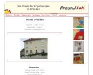 Website freund.lich - die Praxis f�r Ergotherapie