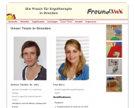 Website freund.lich - die Praxis f�r Ergotherapie