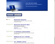 Website Gewandhaus Berlin