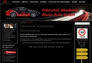 Website Fahrschul Akademie Rhein-Ruhr