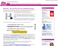 Website a.b.s. Rechenzentrum