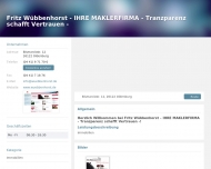 Bild Fritz Wbbenhorst - IHRE MAKLERFIRMA - Tranzparenz schafft Vertrauen -