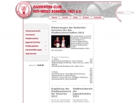 Website Badmintonclub Rot-Wei� Borbeck 1957