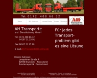 Bild AH Transporte u. Dienstleistungen GmbH