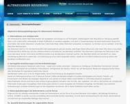 Website Altenessener Reiseb�ro Wilhelm Sillack