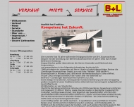 Website Behrens + Lüneburger Baumaschinen (