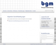 Website bgm baugrundberatung