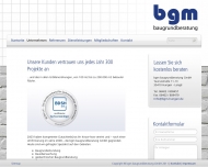 Website bgm baugrundberatung