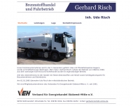 Bild Brennstoffhandel und Fuhrbetrieb Gerhard Risch e.Kfm.