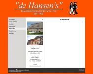 Website de Hansen's Dirk & Otto Hansen Bauunternehmen
