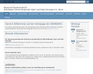 Bild DEUTSCHE GESELLSCHAFT FR HALS-NASEN-OHRENHEILKUNDE, KOPF- UND HALS-CHIRURGIE e.V.
