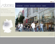 Ihr Partner f?r 1A-City-Lagen Domino Immobilien Dienstleistungen GmbH