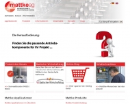 Website Mattke Aktiengesellschaft