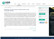 Website Handelsverband Sachsen