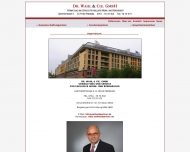 Website Dr. Wahl & Cie.