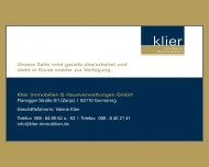 Bild Klier Immobilien & Hausverwaltungen GmbH