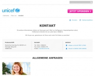 Website Deutsches Komitee f�r UNICEF
