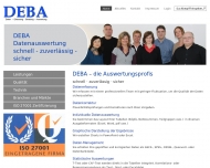 Bild DEBA Datenauswertung GmbH