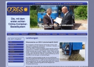 Website ORES-Organisierter Recycling Entsorgung Service