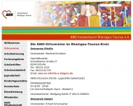 Website Arbeiterwohlfahrt Kreisverband Rheingau-Taunus