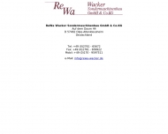 Bild ReWa Wacker Verwaltungs GmbH