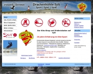 Website Drachenhöhle Sylt Inh. Wolfgang Jörgensen