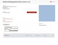 Bild Elektrizitätsgesellschaft Levern eG