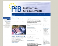 Bild PfB GmbH & Co. Prüfzentrum für Bauelemente KG