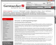 Website Gerstäcker Dresden Verwaltungsgesellschaft