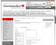 Website Gerstäcker Dresden Verwaltungsgesellschaft