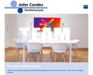Website John Hinrich Cordes -Sanitärinstallation-